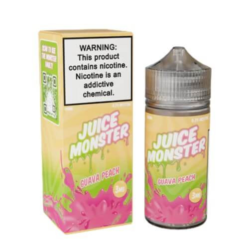 Juice Monster Guava Peach E-Liquid 100ml background