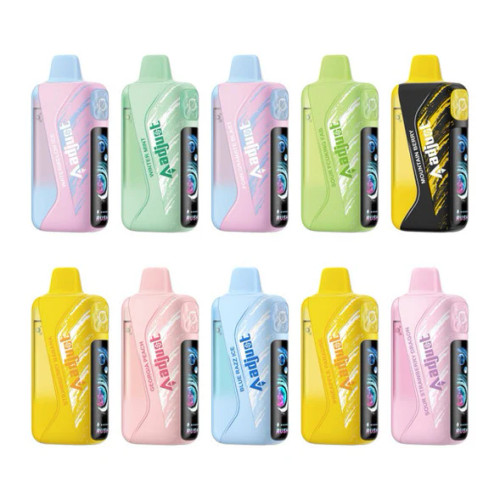 Adjust MyRusher 40000 Puff Disposable assorted flavors background