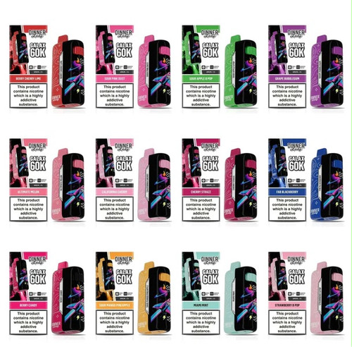 Dinner Lady Galax 60000 Puff Disposable Vape background