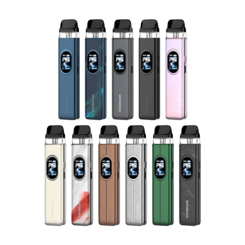Vaporesso XROS 6 Pod System assorted colors background