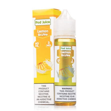 Pod Juice E-liquid - Lemon Brulee - 60ml