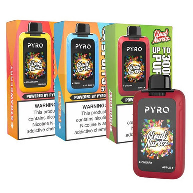 Blue Raspberry PYRO Duo X Cloud Nurdz 30K Vape