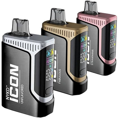 elf bar vape uk NYKD Icon 35k 35000 Puffs Disposable Vape - 22mL main image 1