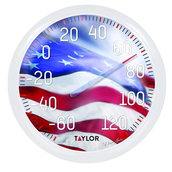 Taylor Thermometer American Flag 13"