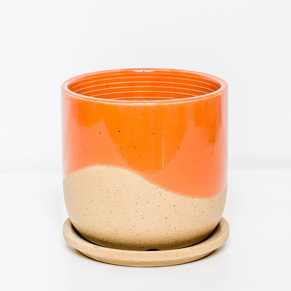 Pottery Maui 6 Orange