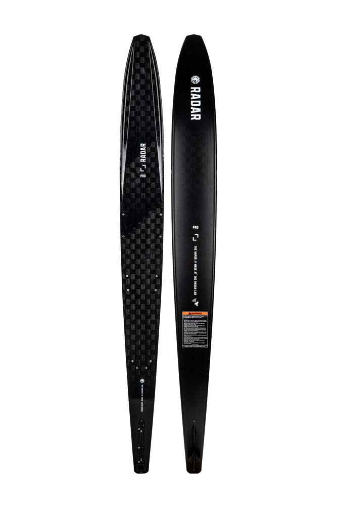 2022 Radar Pro Build Vapor Water Ski Textreme/Black Slalom Water Skis