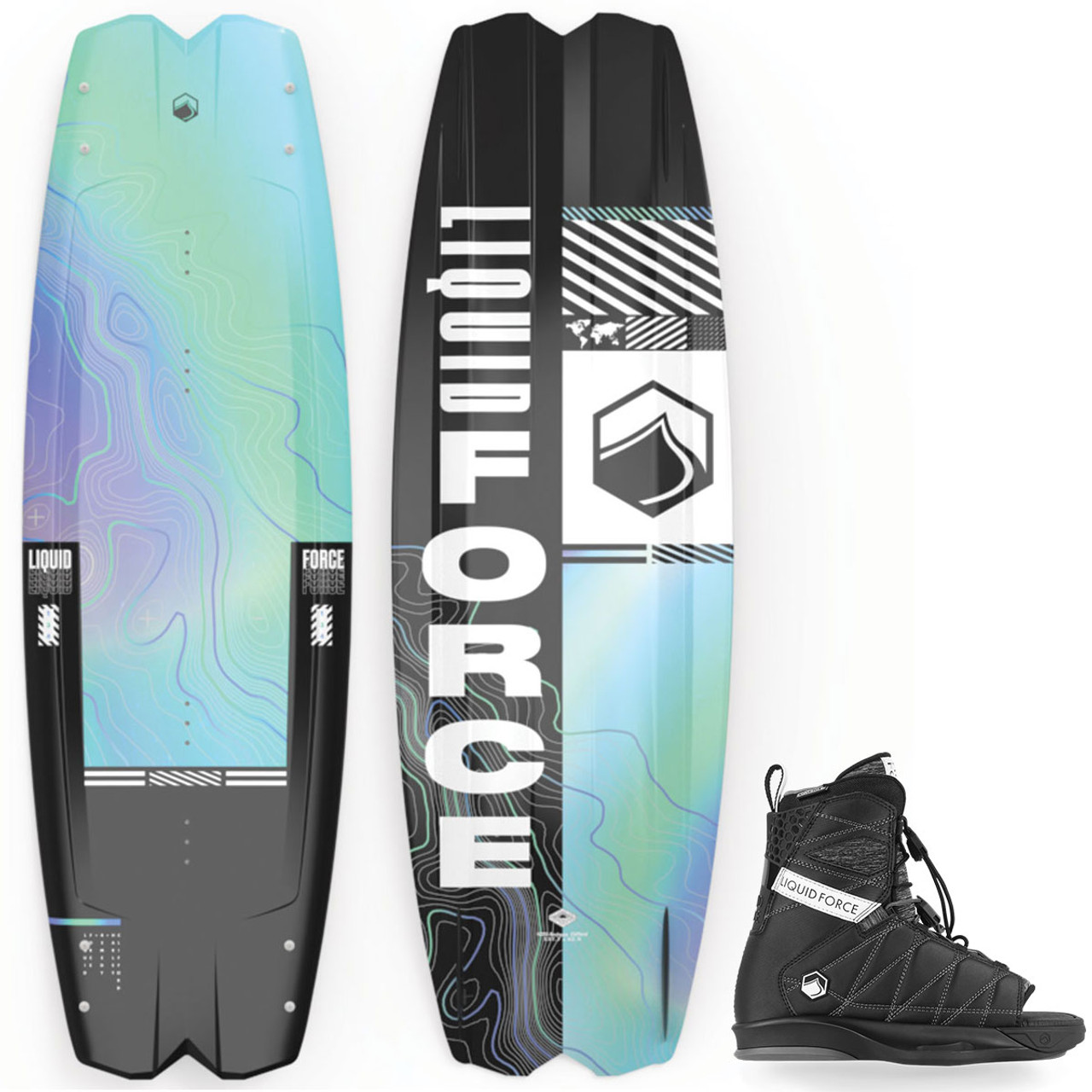 ウェイクサーフィン用ボード LIQUID FORCE Sting 4'4\" Liquid Force Sting Wakesurfer, 4'4