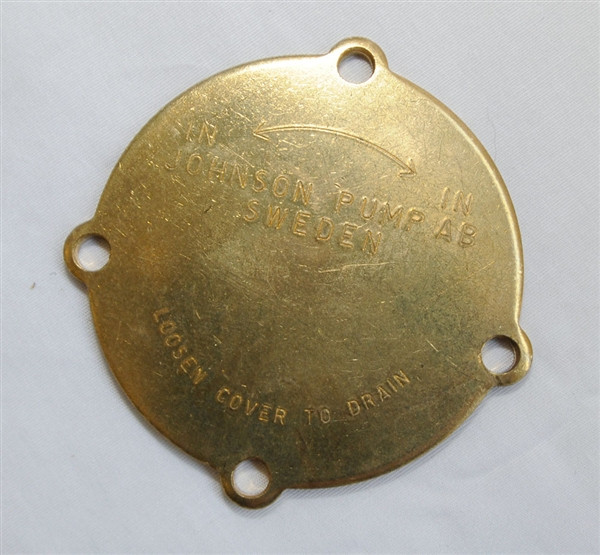 Johnson Raw Water Pump Cover Plate Boat Parts