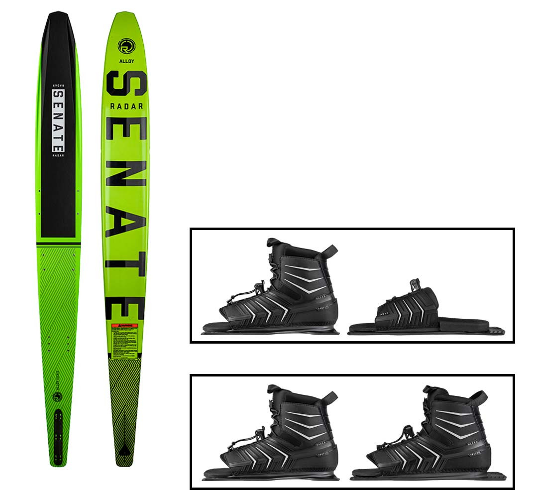 2022 Radar Alloy Senate Water Ski Package Water Ski