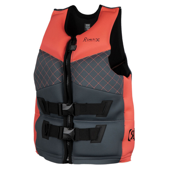 Kids' life jacket LJ100N Easy JR 15-40 kg - orange/grey