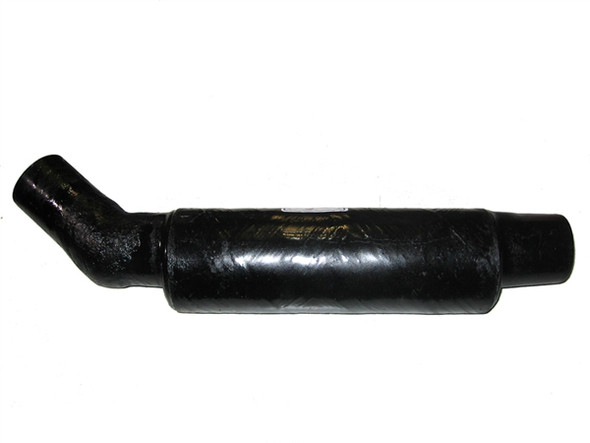 MasterCraft Muffler | 3.5" In w/40° Angle - 3.5" Outlet