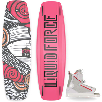 2024 Liquid Force Charm Girl's Cable Wakeboard with Dream Kid's