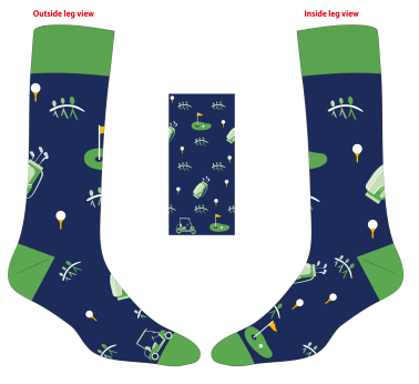 ACA Logo Crew Socks 2026 Golf Classic