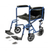 Wheelchair - Aluminum Lightweight transport chair. Back folded 