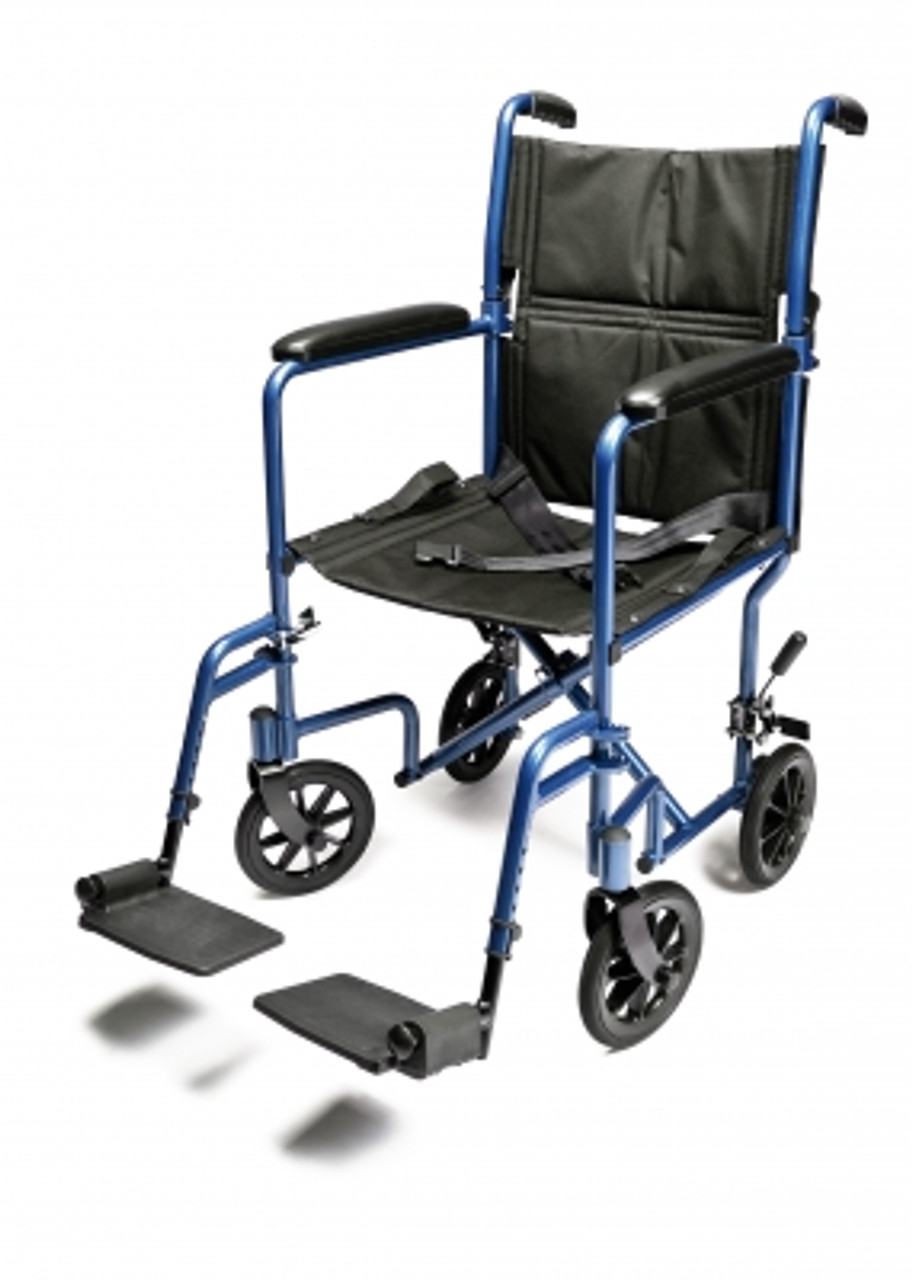 Wheelchair - Aluminum Lightweight transport chair. 