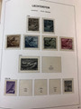 LIECHTENSTEIN – SOLID COLLECTION IN PAIR OF HINGELESS DAVO ALBUMS – 425973