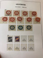 LIECHTENSTEIN – SOLID COLLECTION IN PAIR OF HINGELESS DAVO ALBUMS – 425973