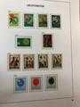 LIECHTENSTEIN – SOLID COLLECTION IN PAIR OF HINGELESS DAVO ALBUMS – 425973