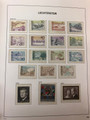 LIECHTENSTEIN – SOLID COLLECTION IN PAIR OF HINGELESS DAVO ALBUMS – 425973