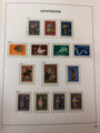 LIECHTENSTEIN – SOLID COLLECTION IN PAIR OF HINGELESS DAVO ALBUMS – 425973