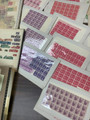 United States stamp collection one large carton five albums first half 20th century mint and used