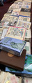 United States used stamps organized in stock books second half 20th century cancellations postmarks