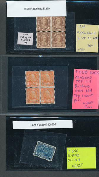 UNITED STATES – HIGH-GRADE SELECTION OF 1923 LIBERTY ISSUES – 426277