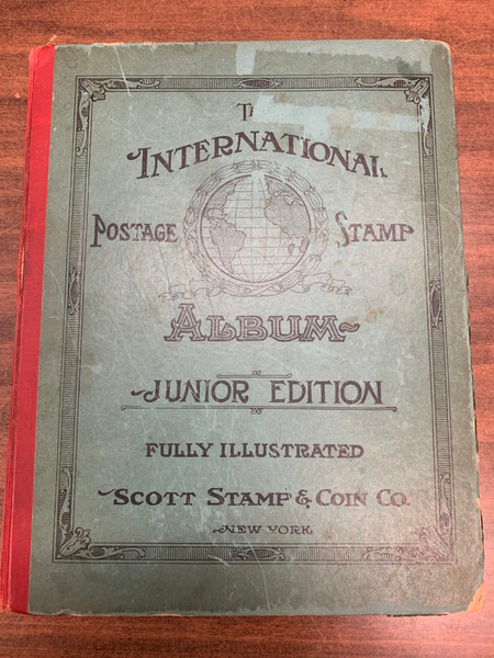 VINTAGE SCOTT INTERNATIONAL POSTAGE STAMP ALBUM JUNIOR EDITION – 426607