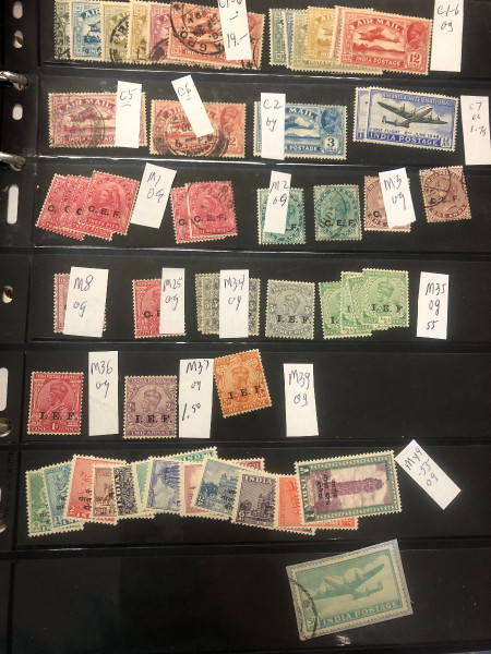 INDIA – Back-of-Book & Individual States Accumulation, 1,000+ Stamps, Low Duplication– 424623