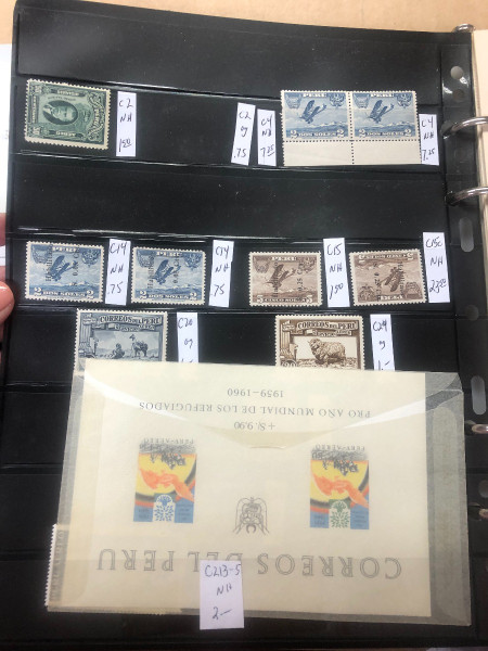 Peru Stamps Roughly 1,000 Different, 19th Century to Late 20th Century, Mint and Used