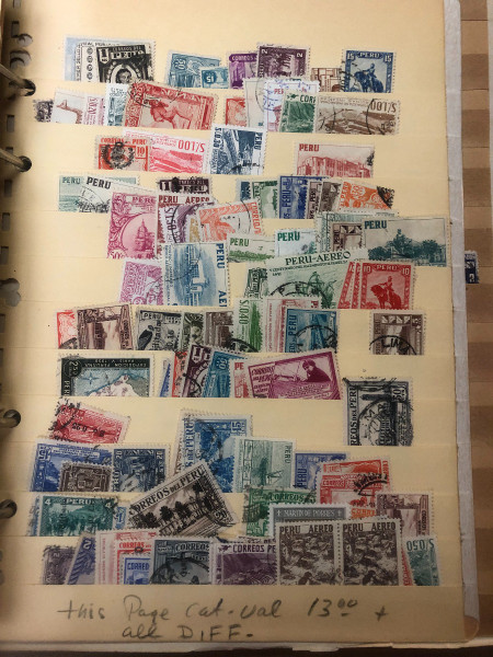 Peru Stamps Roughly 1,000 Different, 19th Century to Late 20th Century, Mint and Used