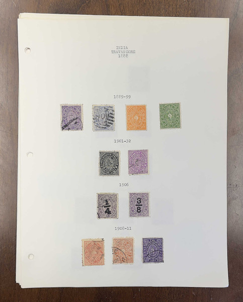 INDIAN STATES 1885-1950 Collection – 900333