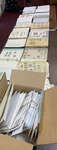 INTERNATIONAL COLLECTION OF THOUSANDS IN THREE LARGE CARTONS – 426457