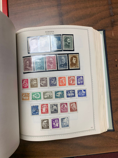 LIFETIME STAMP COLLECTION IN 2 LARGE CARTONS – US Core, Germany Third Reich, Romania, FDCs