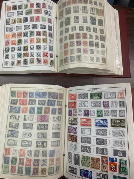 MASSIVE INTERNATIONAL COLLECTION – 4 Large Cartons, Five Harris Volumes, UN Section, $650 Postage – 425992