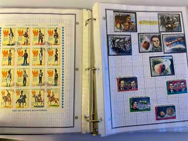 WORLDWIDE AND UN STAMPS AND POSTAL CARD LOT - 900204