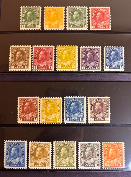 CANADA - King George V Admiral Series, Extremely Fine and Never Hinged - 426137