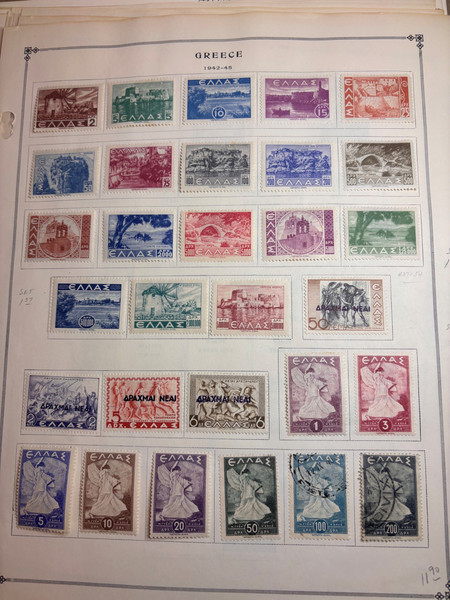 GREECE - Mint and Used Collection, 1861-1983, $2,040 Scott CV - 9001221