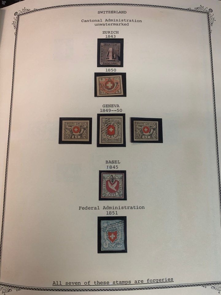 SWITZERLAND – COLLECTION IN A PAIR OF SCOTT SPECIALTY ALBUMS – 426029