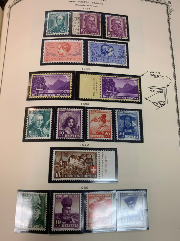 SWITZERLAND – COLLECTION IN A PAIR OF SCOTT SPECIALTY ALBUMS – 426029