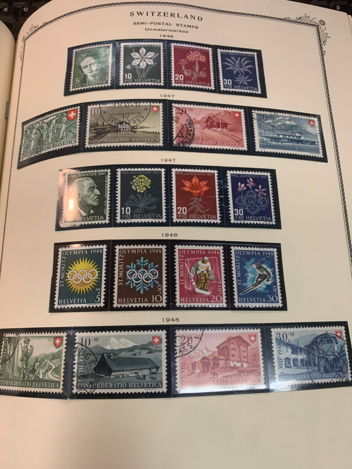 SWITZERLAND – COLLECTION IN A PAIR OF SCOTT SPECIALTY ALBUMS – 426029