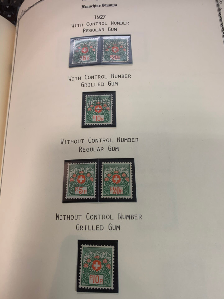 SWITZERLAND – COLLECTION IN A PAIR OF SCOTT SPECIALTY ALBUMS – 426029