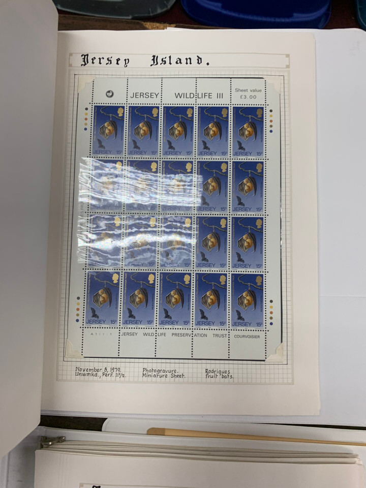 Jersey Island Stamps Modern Mint Collection, Dozens of Booklets and Sheets, Into 1980s