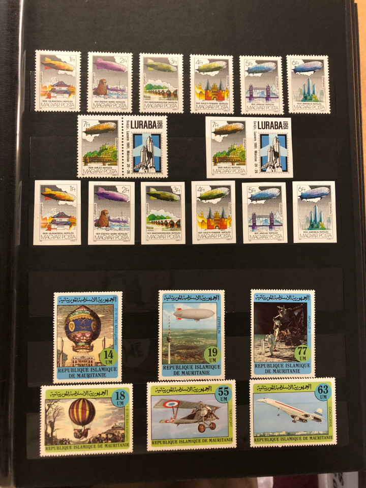 MINT INTERNATIONAL TOPICAL COLLECTION – ZEPPELINS – 426072