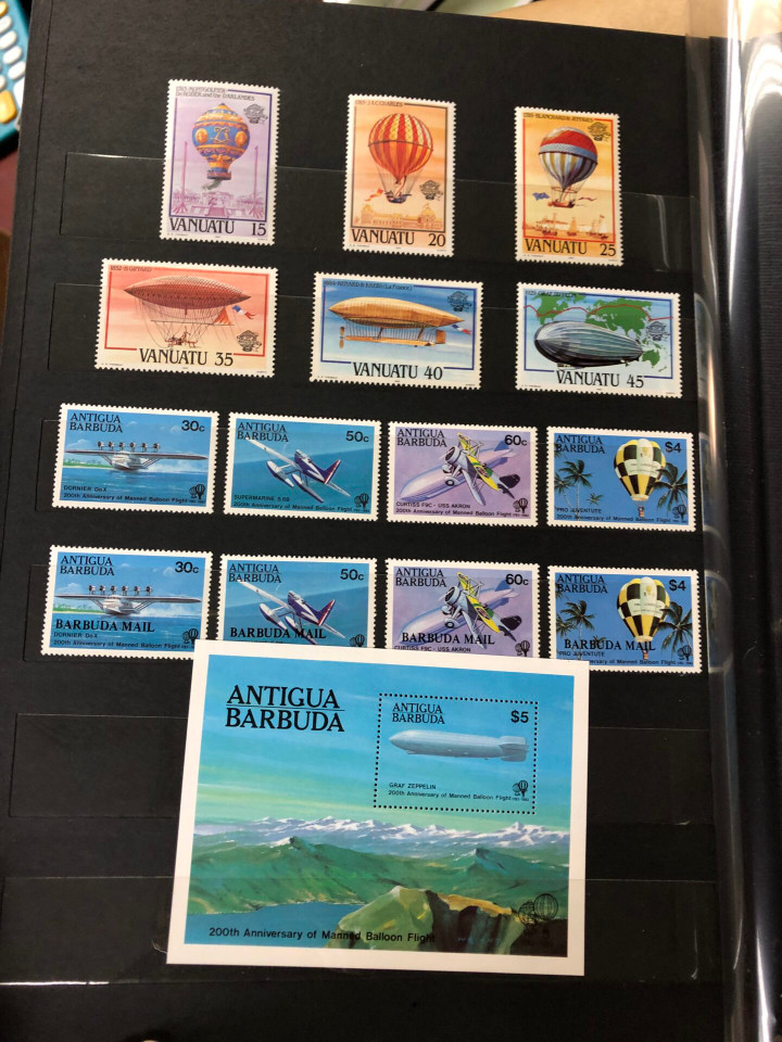 MINT INTERNATIONAL TOPICAL COLLECTION – ZEPPELINS – 426072