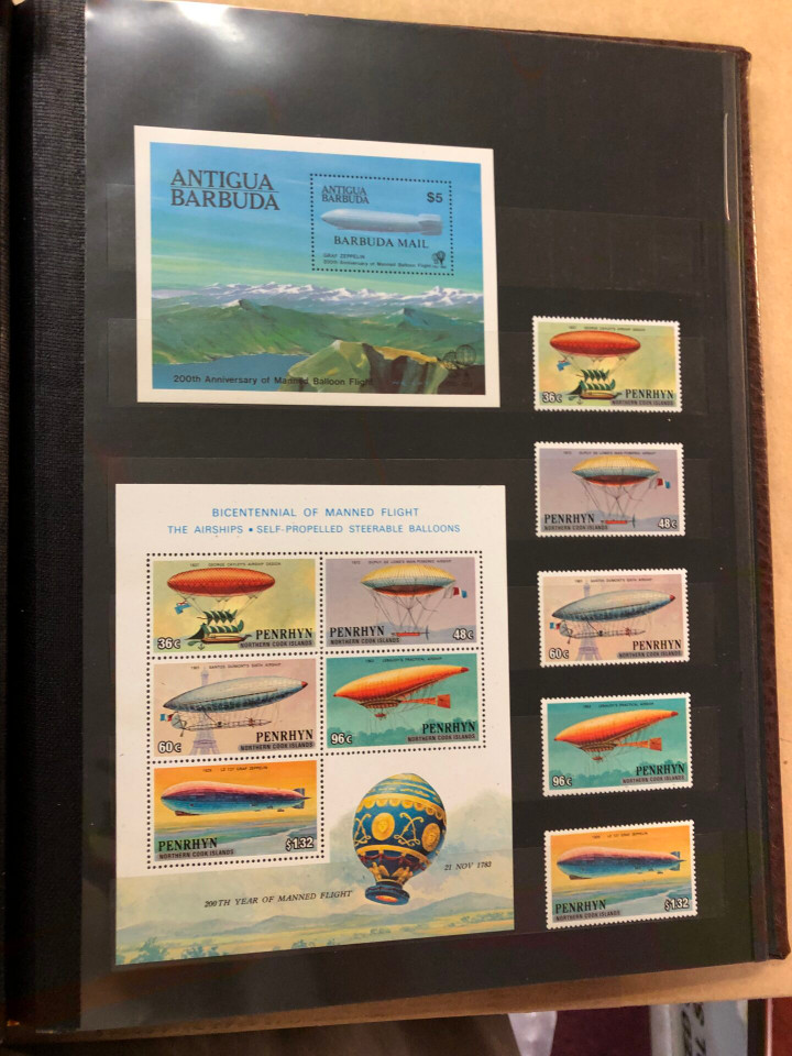 MINT INTERNATIONAL TOPICAL COLLECTION – ZEPPELINS – 426072