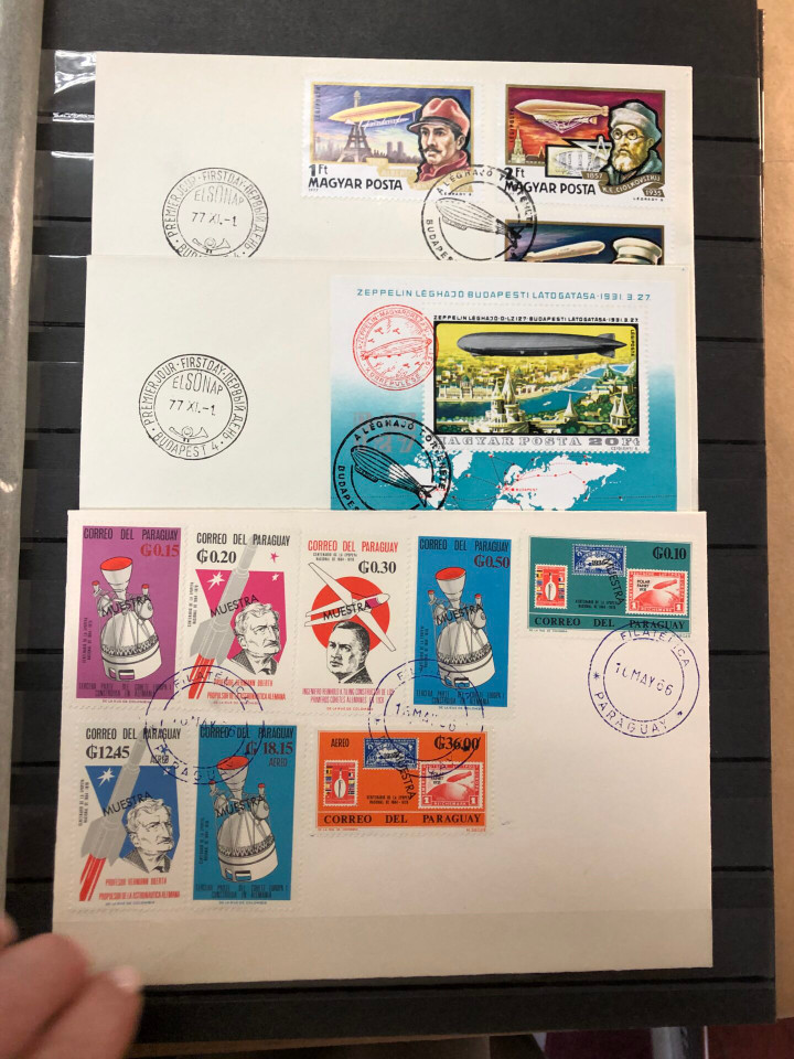 MINT INTERNATIONAL TOPICAL COLLECTION – ZEPPELINS – 426072