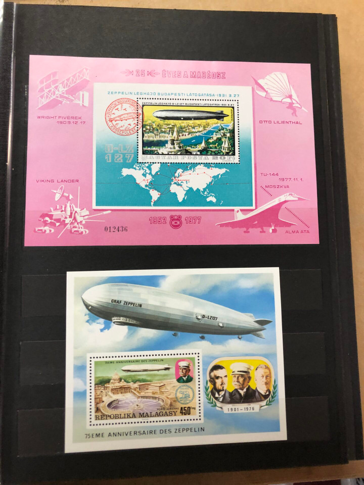 MINT INTERNATIONAL TOPICAL COLLECTION – ZEPPELINS – 426072