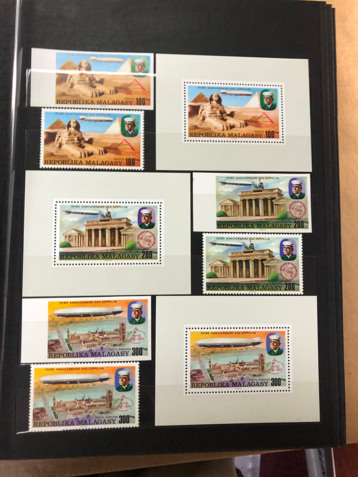 MINT INTERNATIONAL TOPICAL COLLECTION – ZEPPELINS – 426072