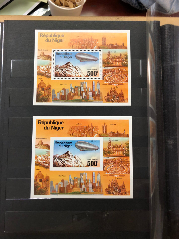 MINT INTERNATIONAL TOPICAL COLLECTION – ZEPPELINS – 426072